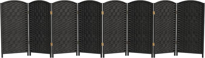 Red Lantern 3 ft. Short Diamond Weave Fiber Folding Screen by RedLantern