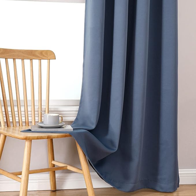 ChrisDowa 100% Blackout Curtains 63 inch Long - Image 7