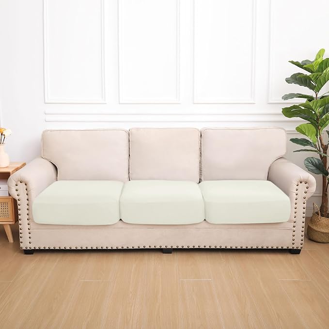 hyha Waterproof Couch Cushion Covers, Stretch Sofa Couch Seat Slipcover - Image 7