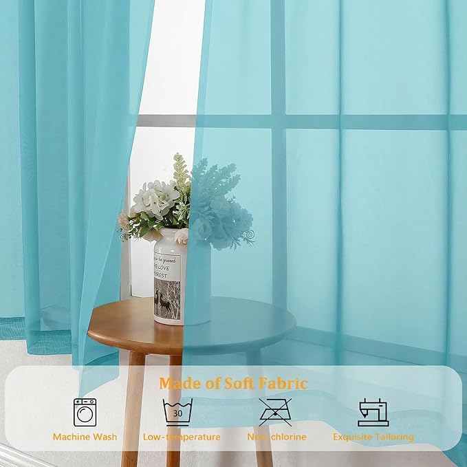 Gwine Sheer Curtains 72 Inch Length - Image 7
