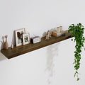 Solid Wood Floating Shelves For Wall, 55”W x 9”D x 1.56”H Large Wall Shelves by Marsmiles