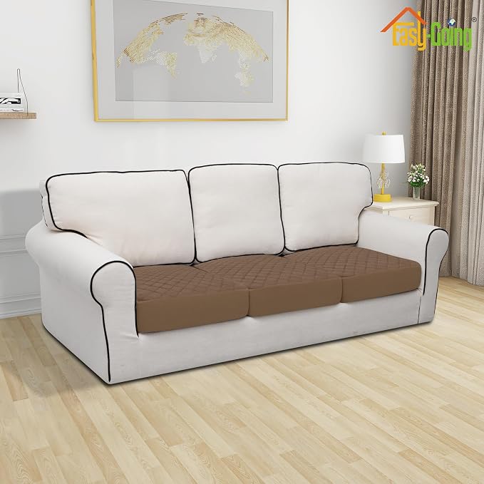 Easy-Going Waterproof Couch Cushion Covers, Non-Slip Leakproof Sofa Seat - Image 2