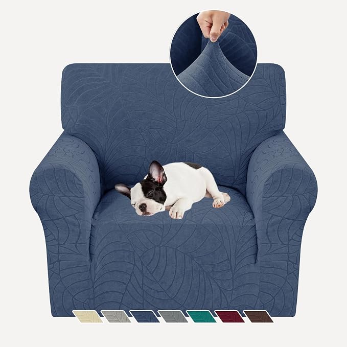 YEMYHOM Couch Cover Latest Jacquard Design High Stretch Sofa Chair Covers by YEMYHOM