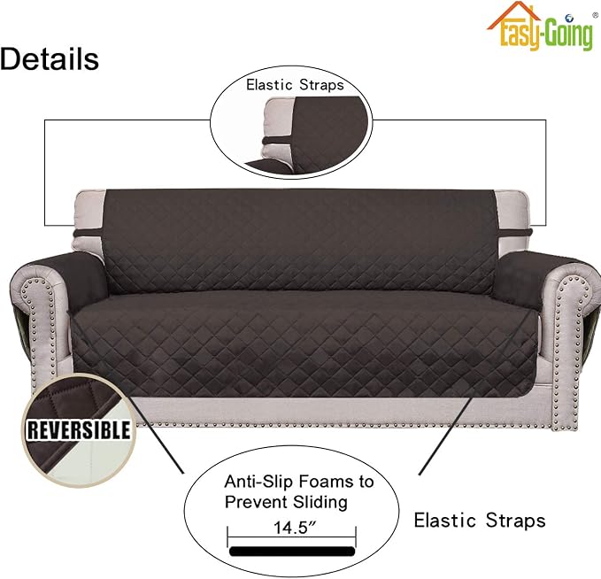 Easy-Going Reversible Oversized Couch Cover - Image 3