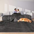 Edenleaf Oversized Blanket 120x120 Inches, Giant Huge Companion by Edenleaf