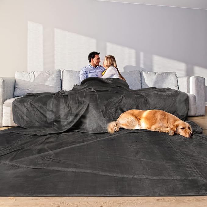 Edenleaf Oversized Blanket 120x120 Inches, Giant Huge Companion by Edenleaf