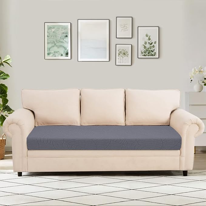 SearchI Stretch Jacquard Sofa Couch Cushion Covers Replacement Reversible - Image 2