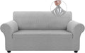 Asnomy Sofa Covers for 2 Cushion Couch Stretch loveseat Covers Slipcovers by Asnomy