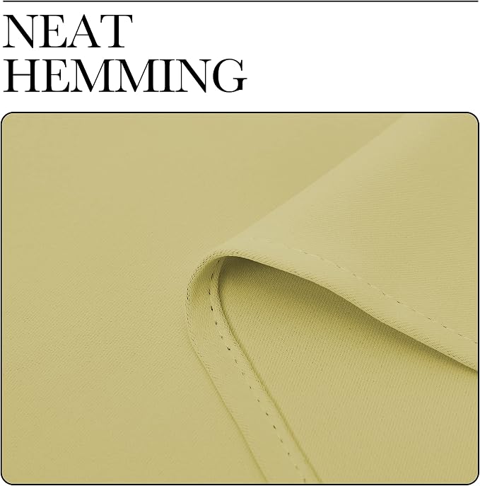 NICETOWN Kitchen Blackout Short Curtain Panels - Image 6