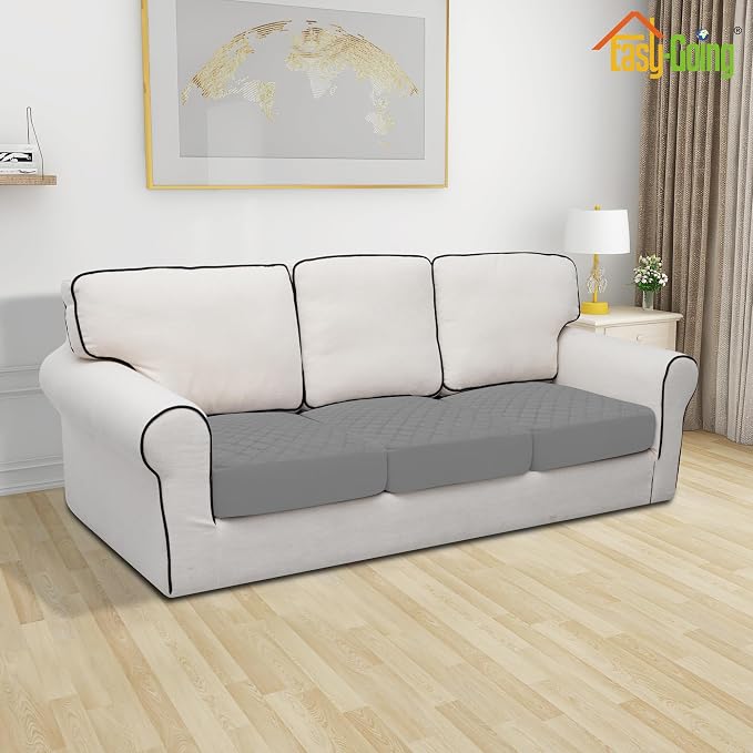 Easy-Going Waterproof Couch Cushion Covers, Non-Slip Leakproof Sofa Seat - Image 2