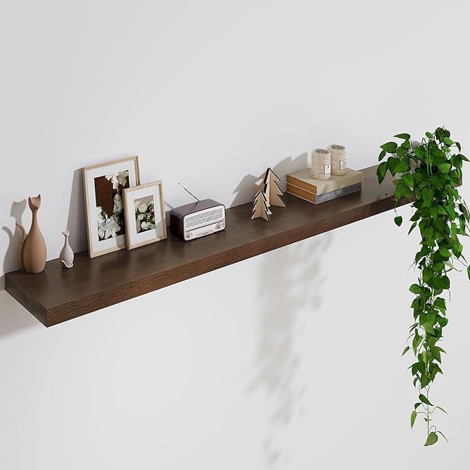 Marsmiles Solid Wood Floating Shelves by Marsmiles