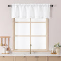 Chyhomenyc White Valance for Windows by Chyhomenyc