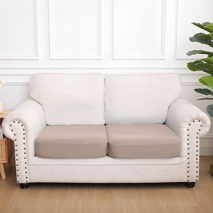 hyha Waterproof Couch Cushion Covers, Stretch Sofa Couch Seat Slipcover - Image 7
