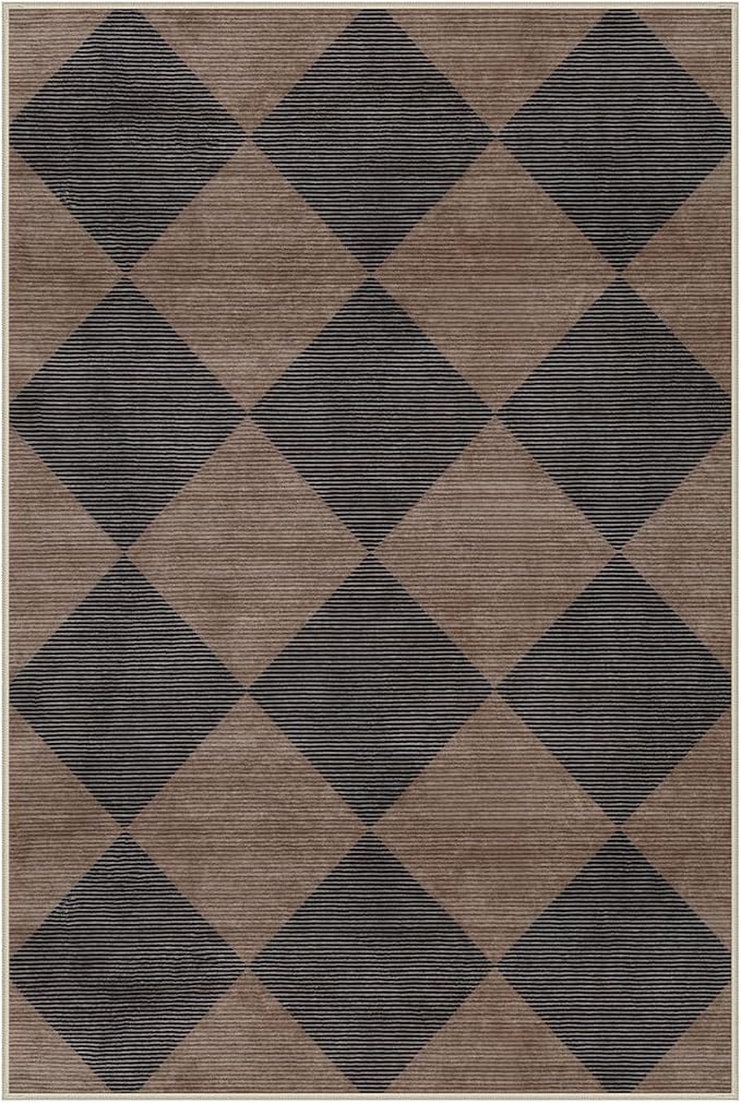 Beeiva Checkered Print 2x3 Samall Area Rugs - Image 9