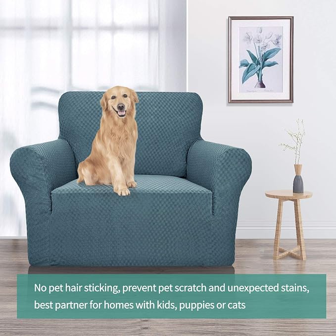 YEMYHOM Couch Cover Latest Jacquard Design High Stretch Sofa Chair Covers - Image 2