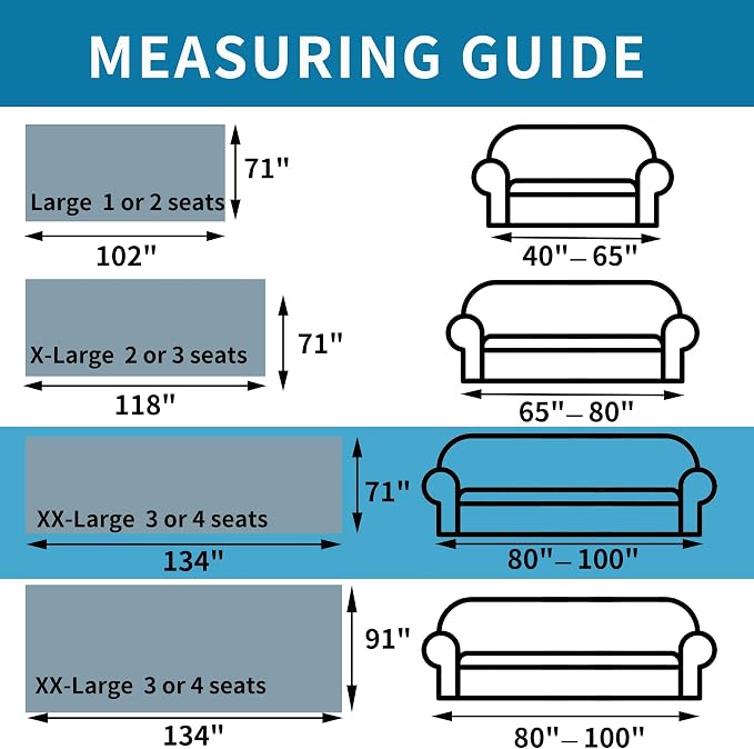 HAOMAIJIA Non Slip Couch Cover - Image 4