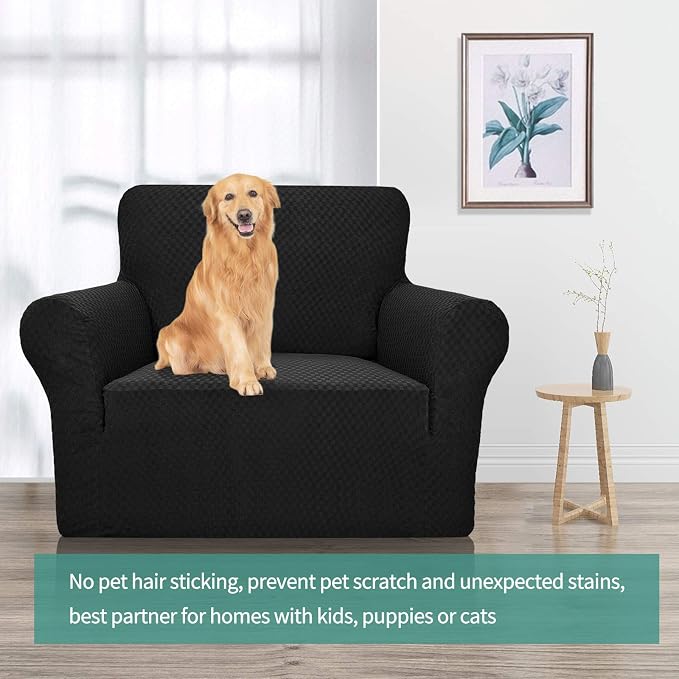 YEMYHOM Couch Cover Latest Jacquard Design High Stretch Sofa Chair Covers - Image 2