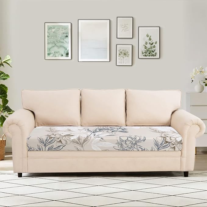 SearchI Stretch Printed Sofa Couch Cushion Covers Replacement Chair Cushion - Image 2
