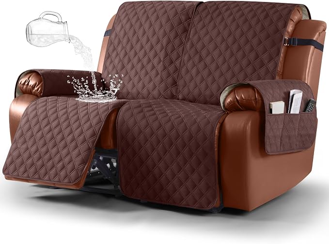 Ruaozz Waterproof Recliner Sofa Covers, 1-Piece Couch Covers by RuaozzFurnitureCovers