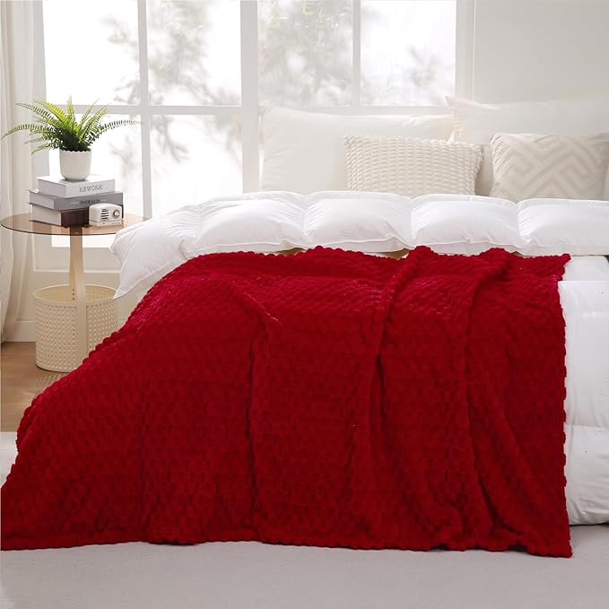 Red Throw Blanket 50"×70" inches Gifts - Image 4