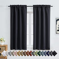 OVZME Black Blackout Curtains for Bedroom 63 Inch Length 2 Panels, Protect by OVZME