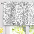 DriftAway Julia Lined Valance Double Layer Thermal Insulated Room Darkening by DriftAway