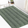 Turquoize Chenille Bath Rugs Shaggy Bathroom Rugs Non Slip Bath Mat by Turquoize