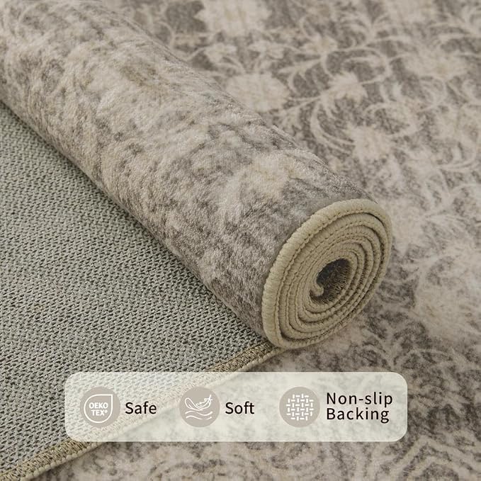 Rugxara 2x3 Entryway Rug, Door Mat Indoor Entrance, Washable Non Slip Kitchen - Image 4