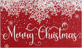 Merry Christmas Door Mat Outdoor by Xsinufn