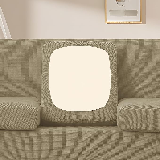 U-NICE HOME 3 Pieces Stretch Couch Cover Sofa Cover Washable Sofa Slipcover - Image 3