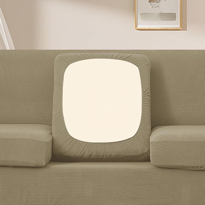 U-NICE HOME 4 Pieces Oversized Stretch Couch Cover Sofa Cover Washable Slipcover - Image 3