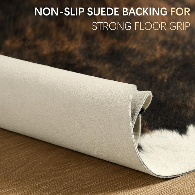 BENRON Premium Cowhide Rug, Faux Cow Hide Rugs - Image 6