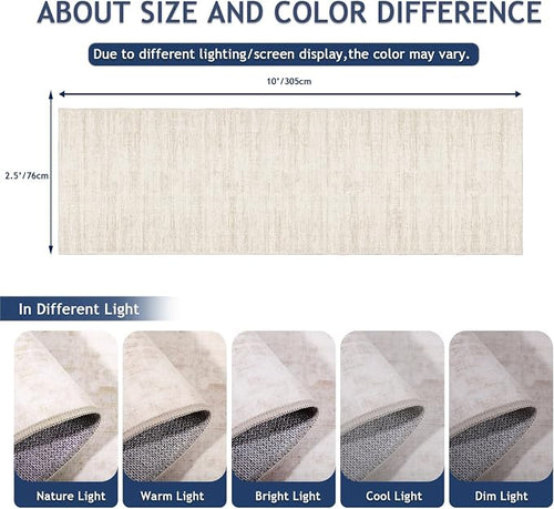 2.5x10 Washable Runner Rugs, 10 ft Runner Rug - Image 2