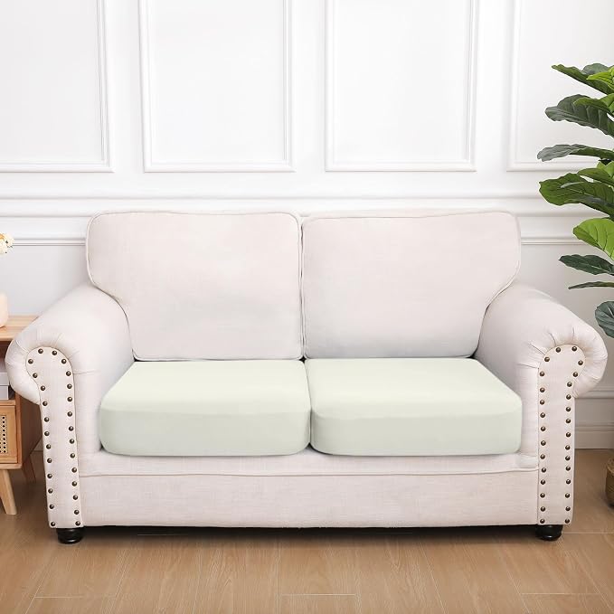 hyha Waterproof Couch Cushion Covers, Stretch Sofa Couch Seat Slipcover - Image 7