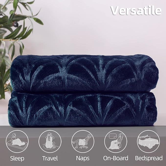 Whale Flotilla Flannel Fleece Twin Size Blanket - Image 7