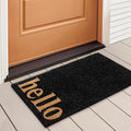 LuxUrux Welcome Mats Outdoor Coco Coir Doormat, by LuxUrux