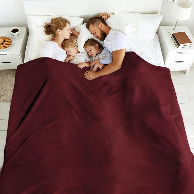 Edenleaf Big Oversized Extra Large Blanket, Huge Fleece 10'x10' Blanket - Image 3
