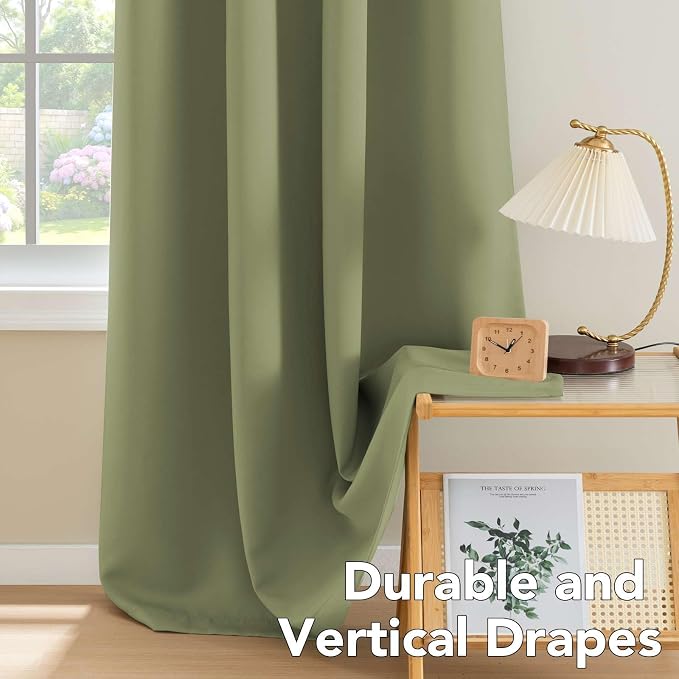 H.VERSAILTEX Blackout Curtains for Bedroom Thermal Insulated Room Darkening - Image 8