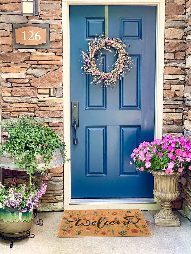 FGSS Spring Welcome Door-Mats Floral Coir Doormats - Image 8