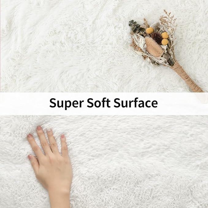 Merelax Soft Area Rug Fluffy Rugs - Image 5