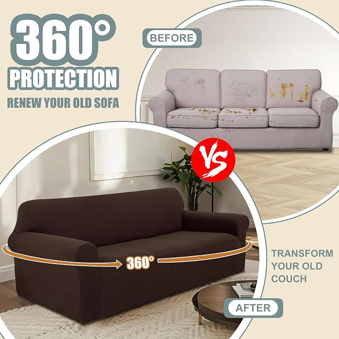 Stretch Couch Cover Washable Sofa Slipcover Furniture Protector - Image 4