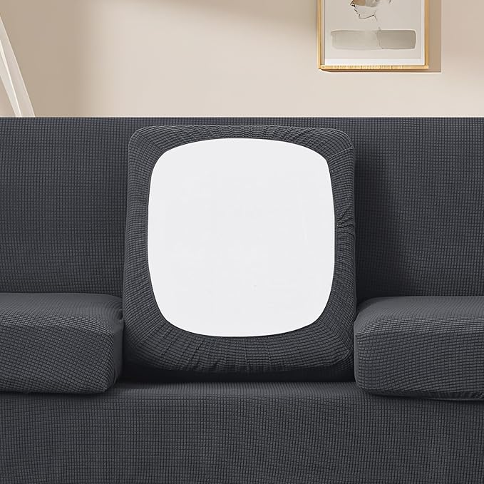 U-NICE HOME 3 Pieces Stretch Couch Cover Sofa Cover Washable Sofa Slipcover - Image 3