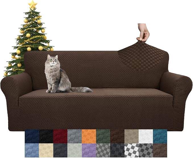 YEMYHOM Couch Cover Latest Jacquard Design High Stretch Sofa Covers - Image 8