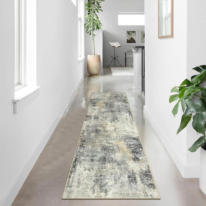Lahome Modern Abstract Runner Rug by Lahome
