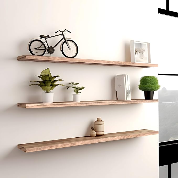 PHPH 36 Inch Wood Floating Shelves - Image 6
