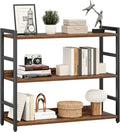 NUMENN Wide Bookshelf, 3 Tier Bookshelves, Home Office Bookcase Shelf Storage by NUMENN
