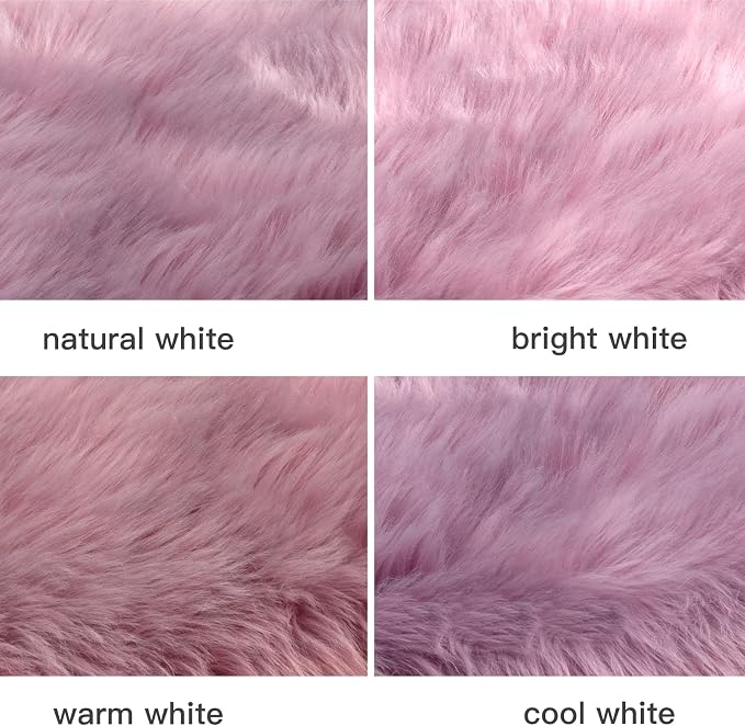 SERISSA Ultra Soft Fluffy Light Purple Faux Sheepskin Fur Shaggy Couch Cover - Image 5