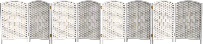 Red Lantern 2 ft. Short Diamond Weave Fiber Folding Screen by RedLantern
