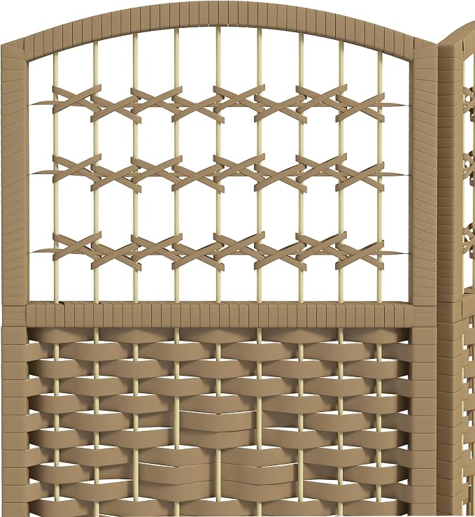 HOMCOM 3 Panel Room Divider, Folding Privacy Screen, 5.6' Room Separator - Image 6