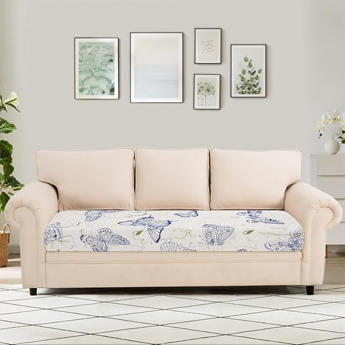 SearchI Stretch Printed Sofa Couch Cushion Covers Replacement Chair Cushion - Image 2